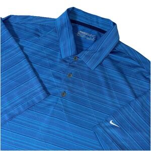 NikeGolf blue polo shirt size Large